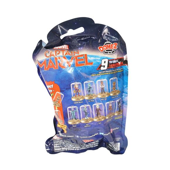 4 Pc Lot - Captain Marvel Mini Domez Series 1 Random Toy Blind Bag 2019 - Picture 6 of 6